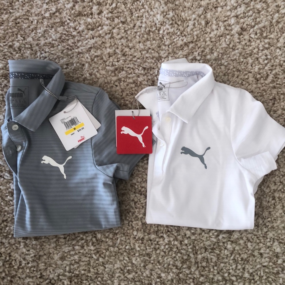 2 golf shirts